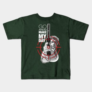 Dirty Harry print for Darker Tones Kids T-Shirt